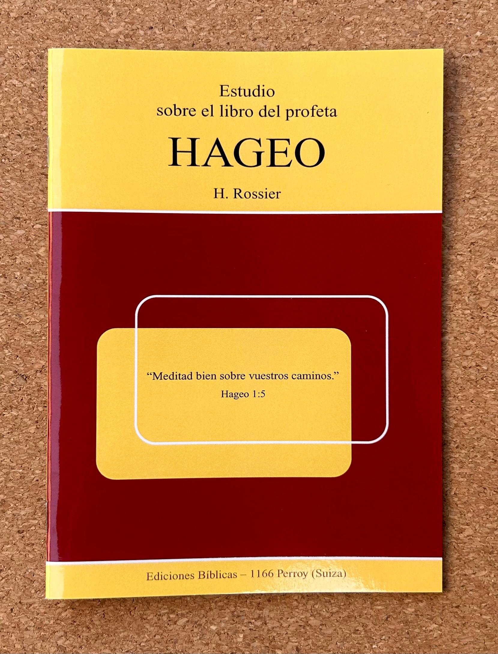 Estudio sobre el libro del profeta Hageo