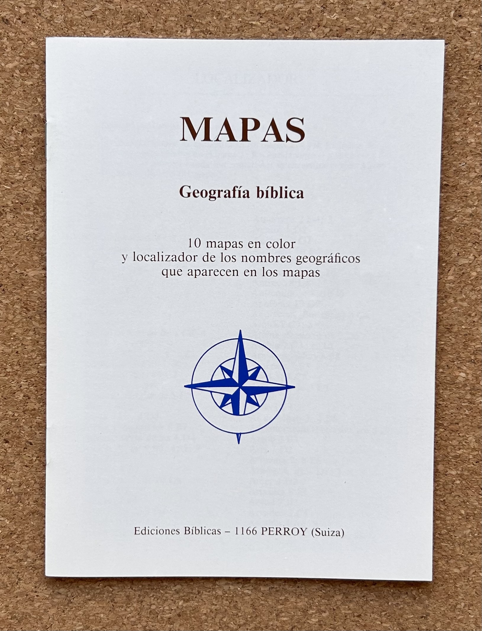 Mapas, Geografía bíblica