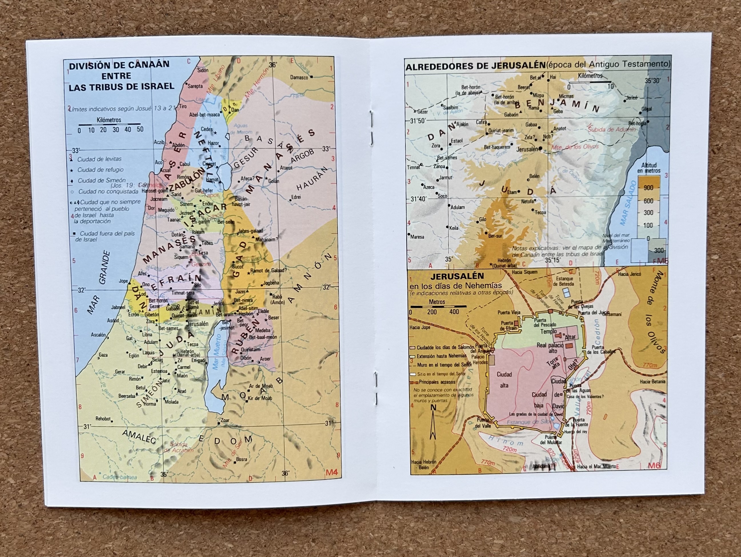 Mapas, Geografía bíblica