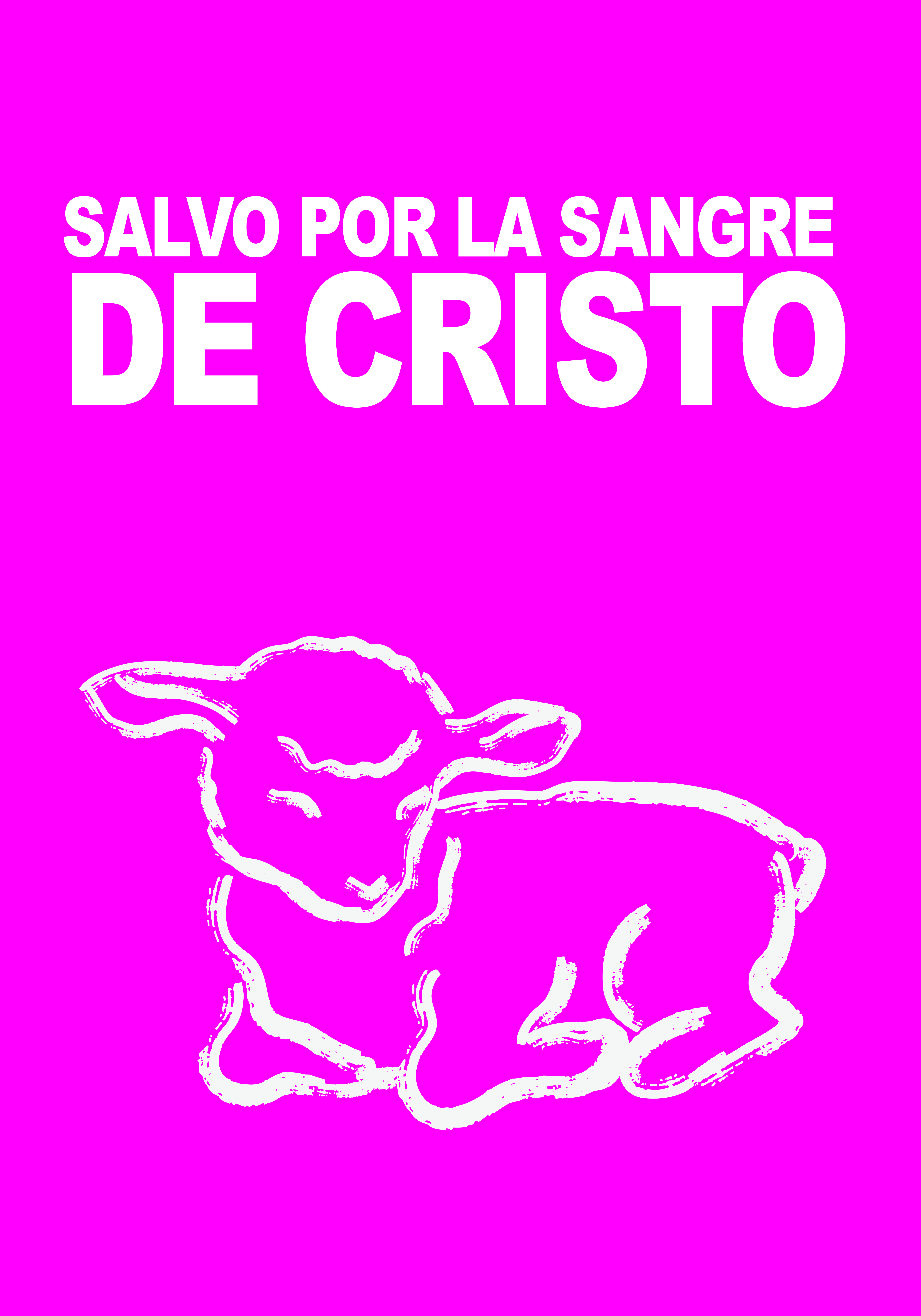 Salvo por la sangre de Cristo (50 ej.)