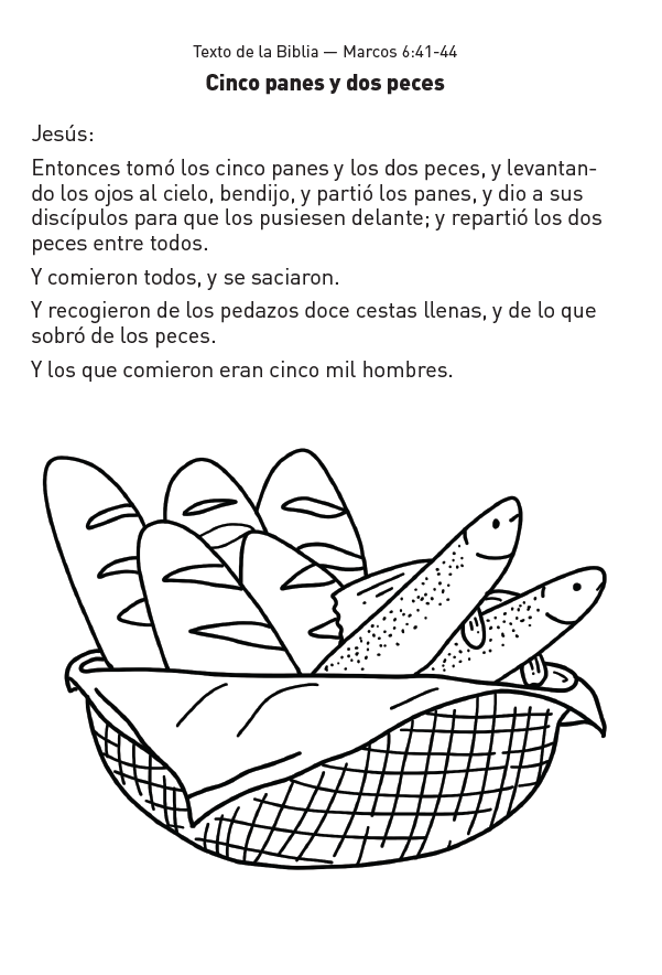 Tres historias de la Biblia a pintar
