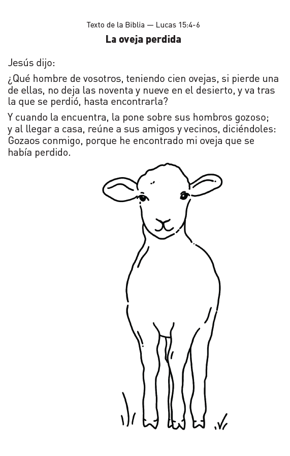 Tres historias de la Biblia a pintar